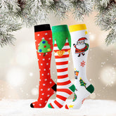 ErgiloSeason 3er-Pack - Stützsocken mit saisonalem Muster