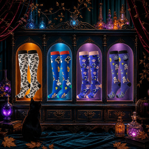ErgiloSpooky - Kusligt bekväma stödstrumpor
