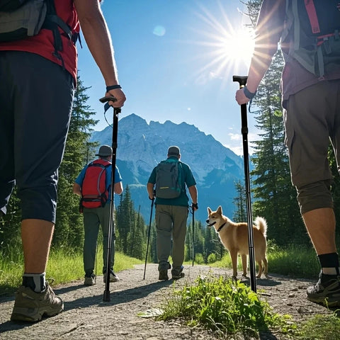 ErgiloStick - Hopfällbar gångstav