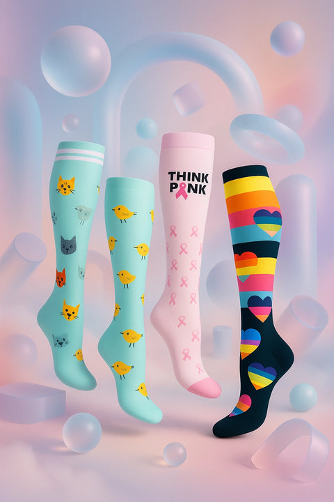 ErgiloVibe - 2-pack stödstrumpor