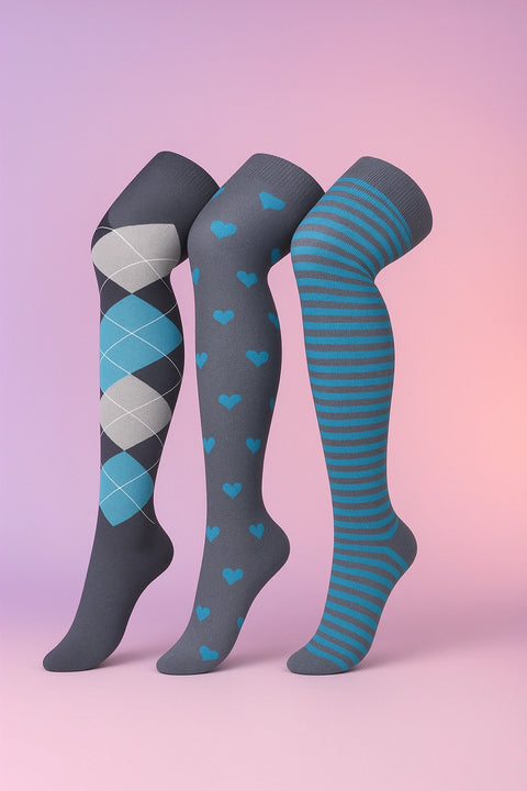 ErgiloStocking 3-pack - Overknee kompressionsstrumpor