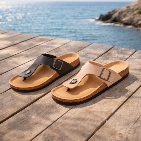 ErgiloZephyr - Keveät korkkisandaalit