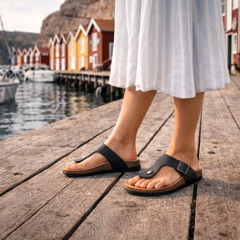 ErgiloZephyr - Keveät korkkisandaalit