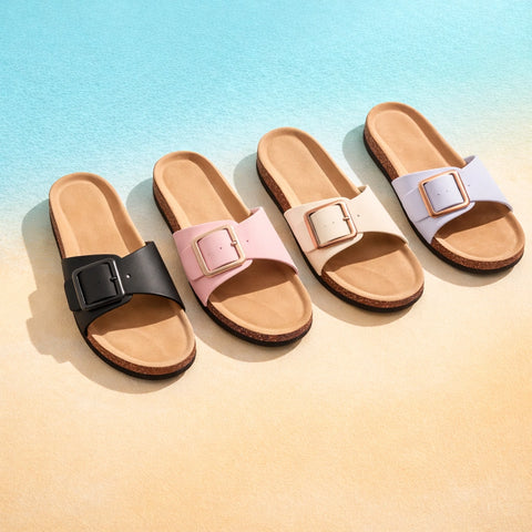 ErgiloBreeze - Lätta korksandaler