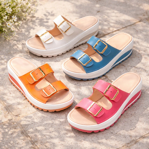 ErgiloWedge - Fotriktig kilsandal