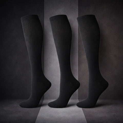 ErgiloSupport 3-pakning – Stilrene støttestrømper