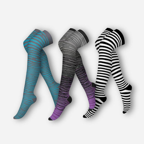 ErgiloStocking 3-pack - Overknee kompressionsstrumpor