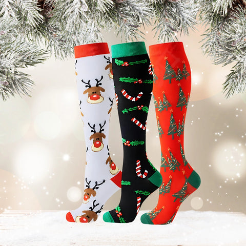 ErgiloJoyful – Compression Socks with Christmas Designs
