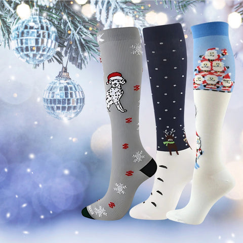 ErgiloJoyful – Compression Socks with Christmas Designs