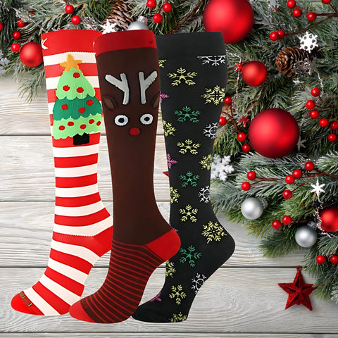 ErgiloJoyful – Compression Socks with Christmas Designs