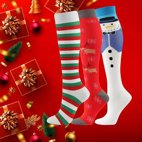 ErgiloJoyful – Compression Socks with Christmas Designs