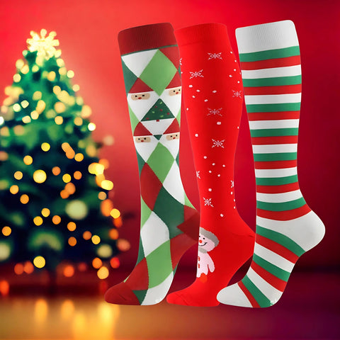 ErgiloJoyful – Compression Socks with Christmas Designs