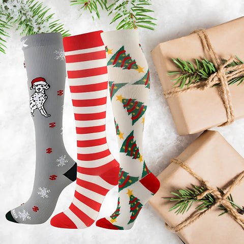 ErgiloJoyful – Compression Socks with Christmas Designs