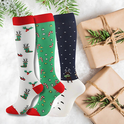 ErgiloJoyful – Compression Socks with Christmas Designs