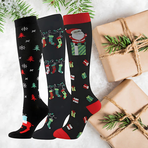 ErgiloJoyful – Compression Socks with Christmas Designs
