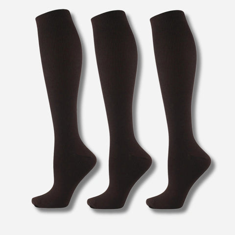 ErgiloSupport 3-pakning – Stilrene støttestrømper