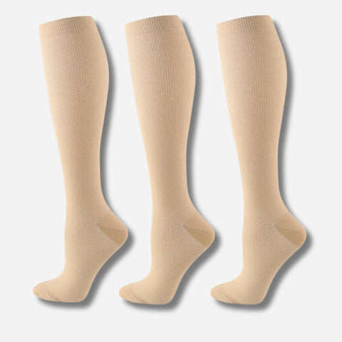 ErgiloSupport 3-pakning – Stilrene støttestrømper