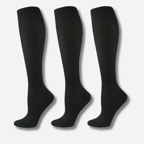 ErgiloSupport 3-pakning – Stilrene støttestrømper