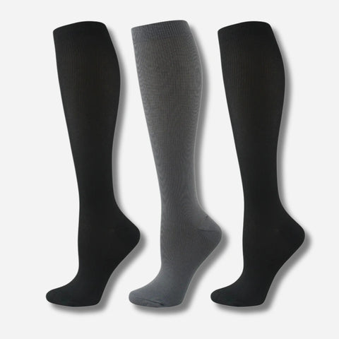 ErgiloSupport 3-pakning – Stilrene støttestrømper
