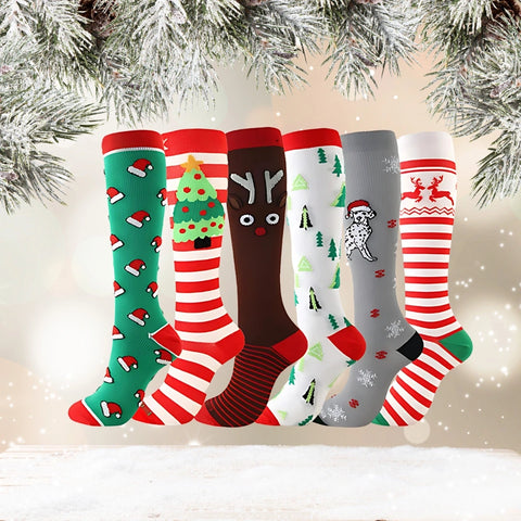 ErgiloJoyful – Compression Socks with Christmas Designs