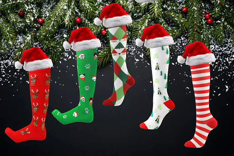 ErgiloJoyful – Compression Socks with Christmas Designs