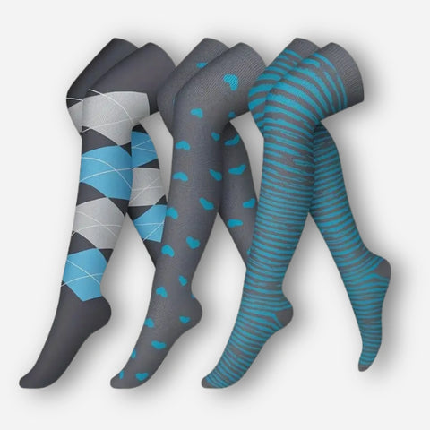 ErgiloStocking - Kompressions OverkneeStrumpor