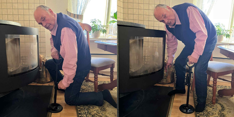 ErgiloAssist – Højdejusterbart ståhjælpemiddel