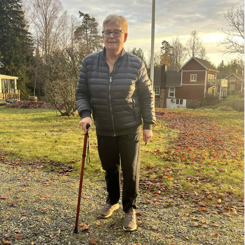 ErgiloStick - Hopfällbar gångstav