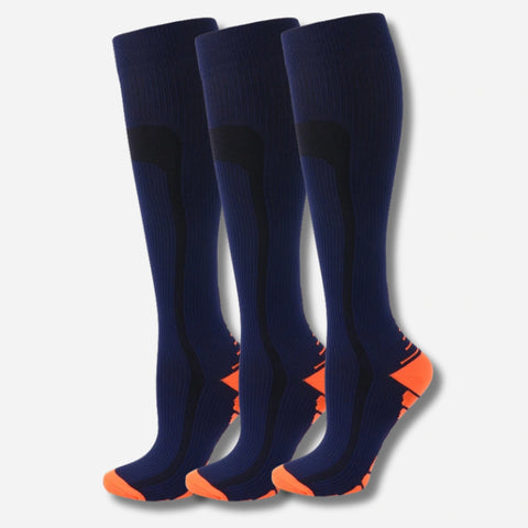 ErgiloPulse - knähöga kompressionsstrumpor i 3-pack